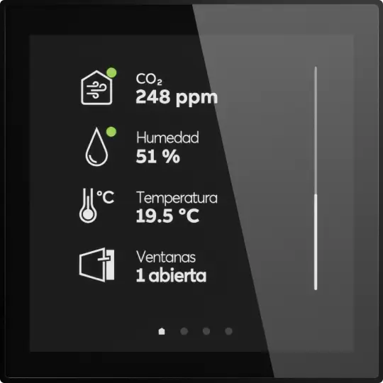 Imagen del interruptor ABB Room Touch de Niessen